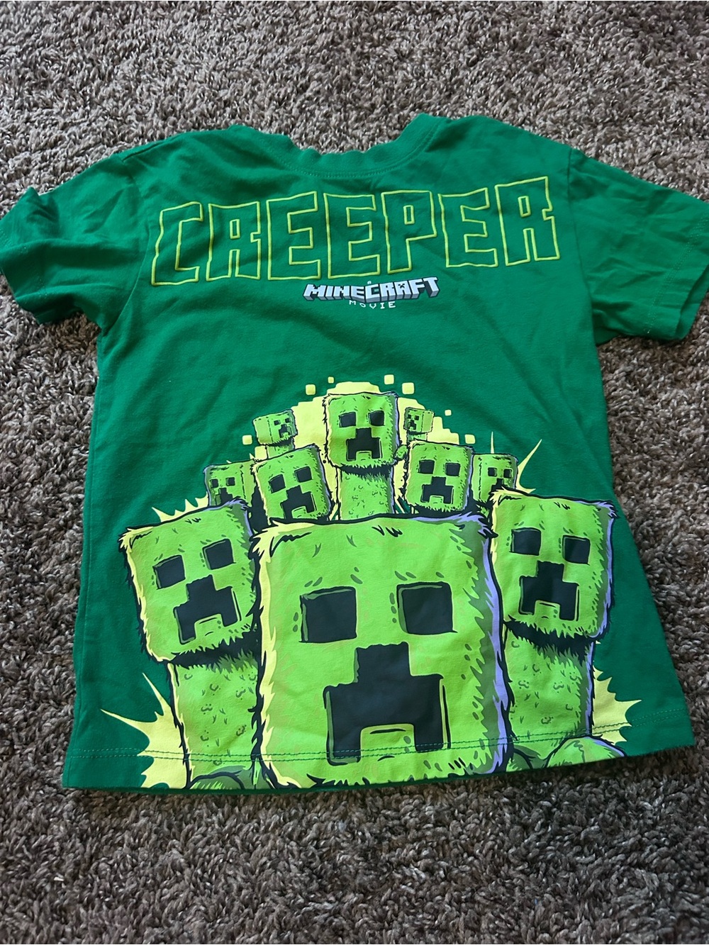 Minecraft Creeper Graphic Tee - Green